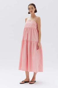 Sandy Poplin Dress - Coral-ASSEMBLY LABEL-P&amp;K The General Store