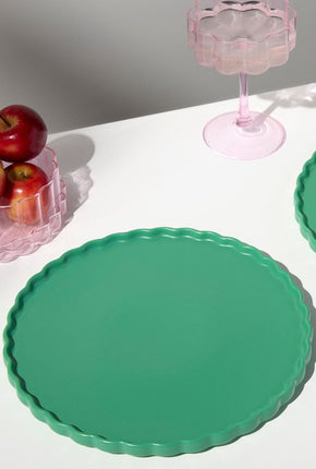 Ceramic Dinner Plate - Forest Green-Fazeek-P&amp;K The General Store