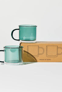 Double Trouble 2 Cup Set - Teal-House of Nunu-P&amp;K The General Store