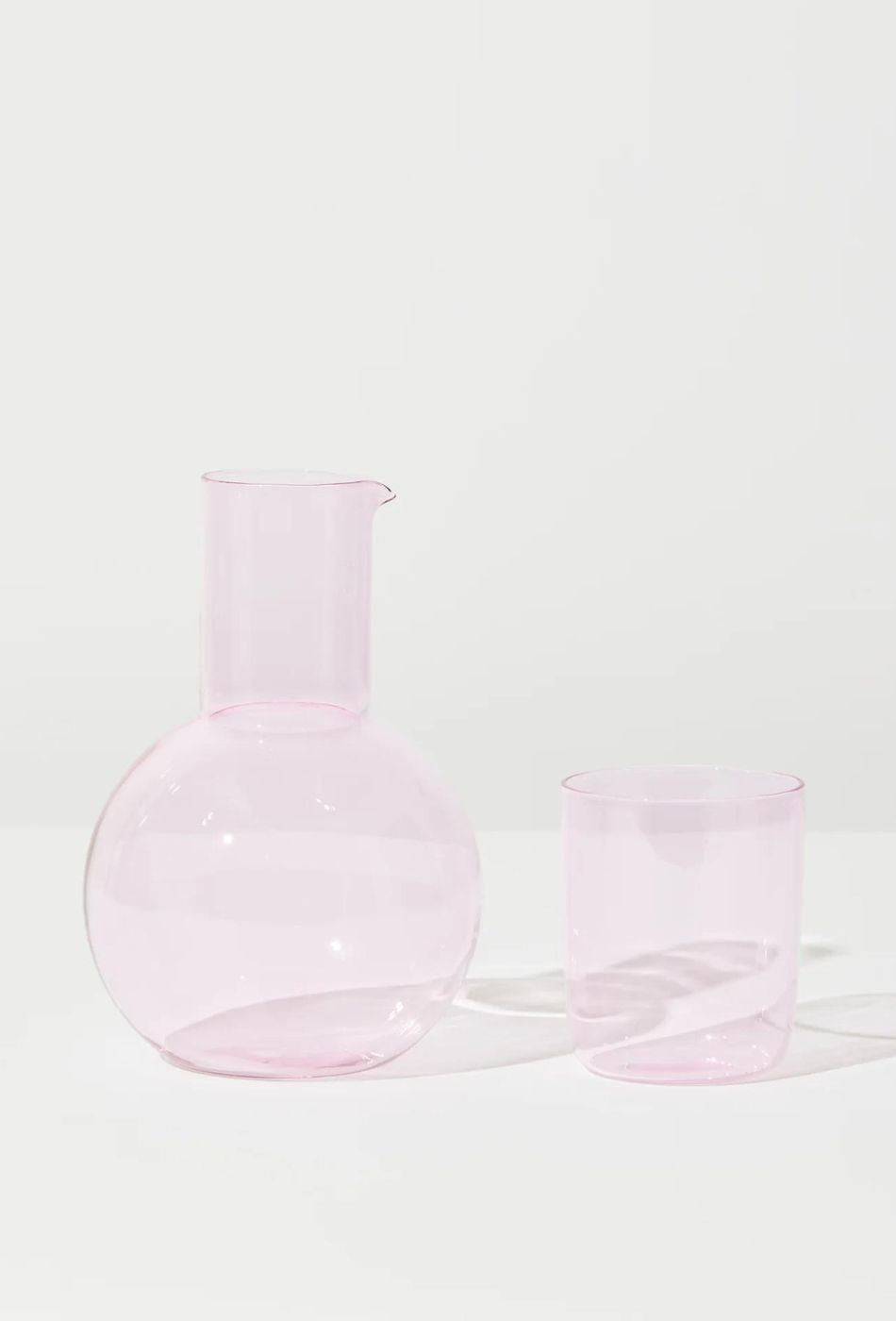 Belly Carafe + Cup Set - Pink-House of Nunu-P&K The General Store