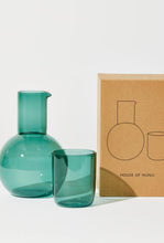 Load image into Gallery viewer, Belly Carafe + Cup Set - Teal-House of Nunu-P&amp;K The General Store
