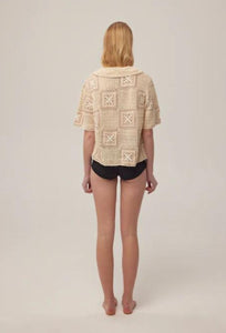 Crochet Shirt - Nudes-PHARLAIN-P&amp;K The General Store