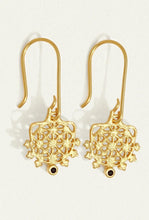 Load image into Gallery viewer, Arinna Earrings Sapphire - Gold Vermeil-TEMPLE OF THE SUN-P&amp;K The General Store
