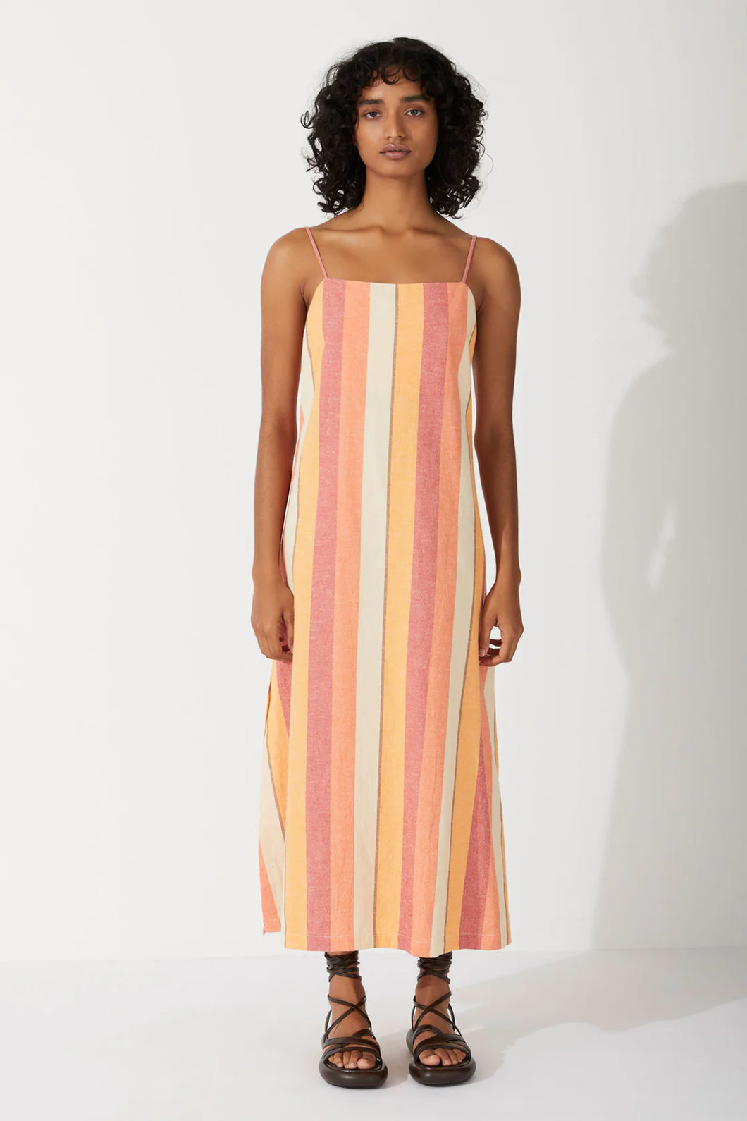 Sun Stripe Organic Cotton Dress-ZULU & ZEPHYR-P&K The General Store