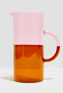 Two Tone Pitcher - Pink + Amber-FAZEEK-P&amp;K The General Store
