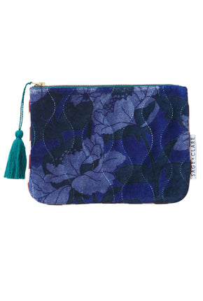 Bernanda Velvet Pouch - Lapis-SAGE AND CLARE-P&amp;K The General Store