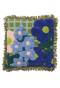 Benita Tufted Cushion - Lapis-SAGE AND CLARE-P&amp;K The General Store