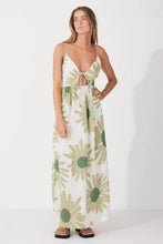 Load image into Gallery viewer, Aloe Flower Linen Dress-ZULU &amp; ZEPHYR-P&amp;K The General Store

