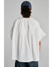 Load image into Gallery viewer, Theia Smocked Blouse Off-White/White Smocking-KAREN WALKER-P&amp;K The General Store
