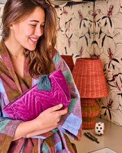 Load image into Gallery viewer, Velvet Toiletry Bag - Wild Grape-KIP &amp; CO-P&amp;K The General Store
