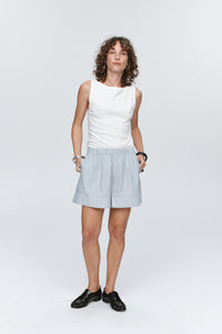Alisa Short - Bleu Stripe-MARLE-P&amp;K The General Store