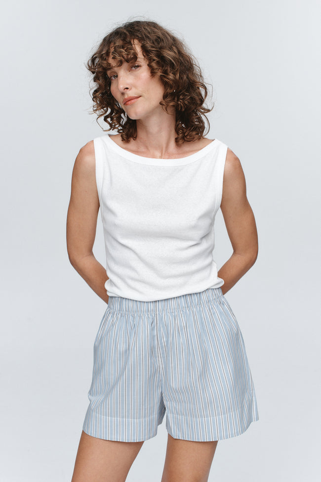 Alisa Short - Bleu Stripe-MARLE-P&amp;K The General Store