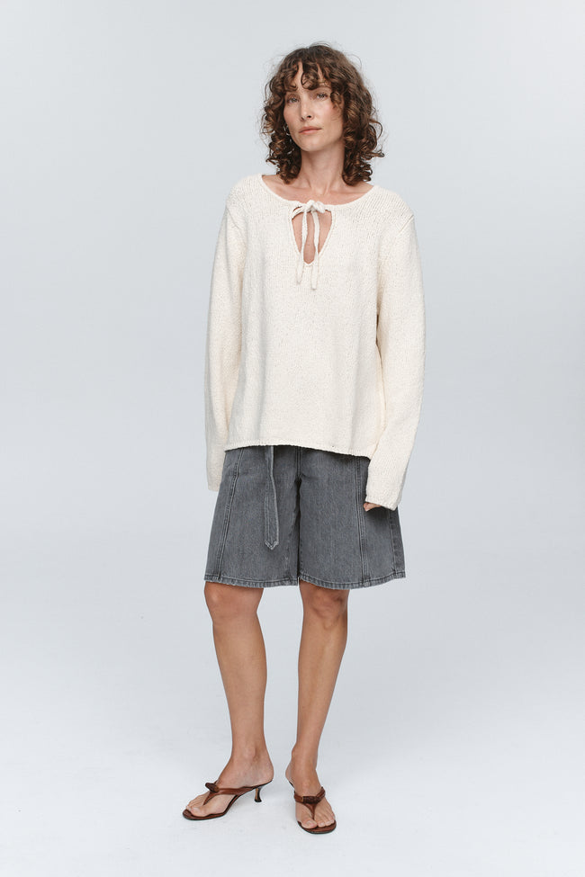 Gabrielle Jumper - Ivory-MARLE-P&amp;K The General Store