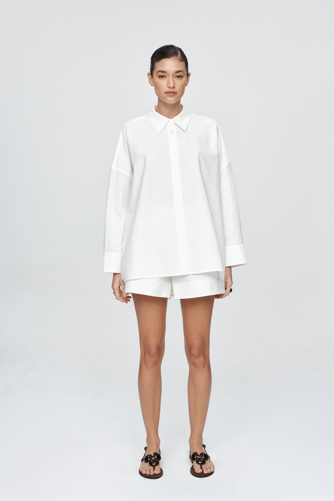 Edie Shirt - Blanc-MARLE-P&amp;K The General Store