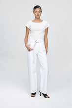 Load image into Gallery viewer, Belted Wide Leg Jean - Blanc-MARLE-P&amp;K The General Store
