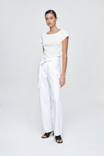 Load image into Gallery viewer, Belted Wide Leg Jean - Blanc-MARLE-P&amp;K The General Store
