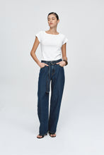 Load image into Gallery viewer, Belted Wide Leg Jean - Classic Blue-MARLE-P&amp;K The General Store
