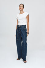 Load image into Gallery viewer, Belted Wide Leg Jean - Classic Blue-MARLE-P&amp;K The General Store
