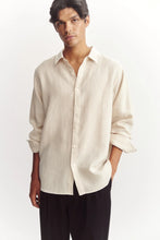 Load image into Gallery viewer, Everyday Mens Linen LS Shirt - Limestone-ASSEMBLY LABEL-P&amp;K The General Store
