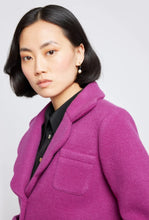Load image into Gallery viewer, Purple Flag Scalloped Blazer - Grape-Twenty Seven Names-P&amp;K The General Store
