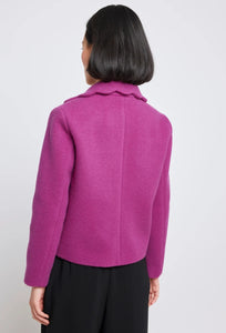 Purple Flag Scalloped Blazer - Grape-Twenty Seven Names-P&amp;K The General Store