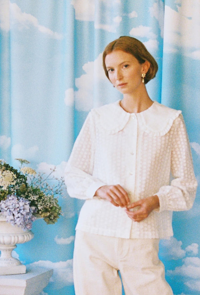 Departures Blouse - Cloud-Twenty Seven Names-P&amp;K The General Store