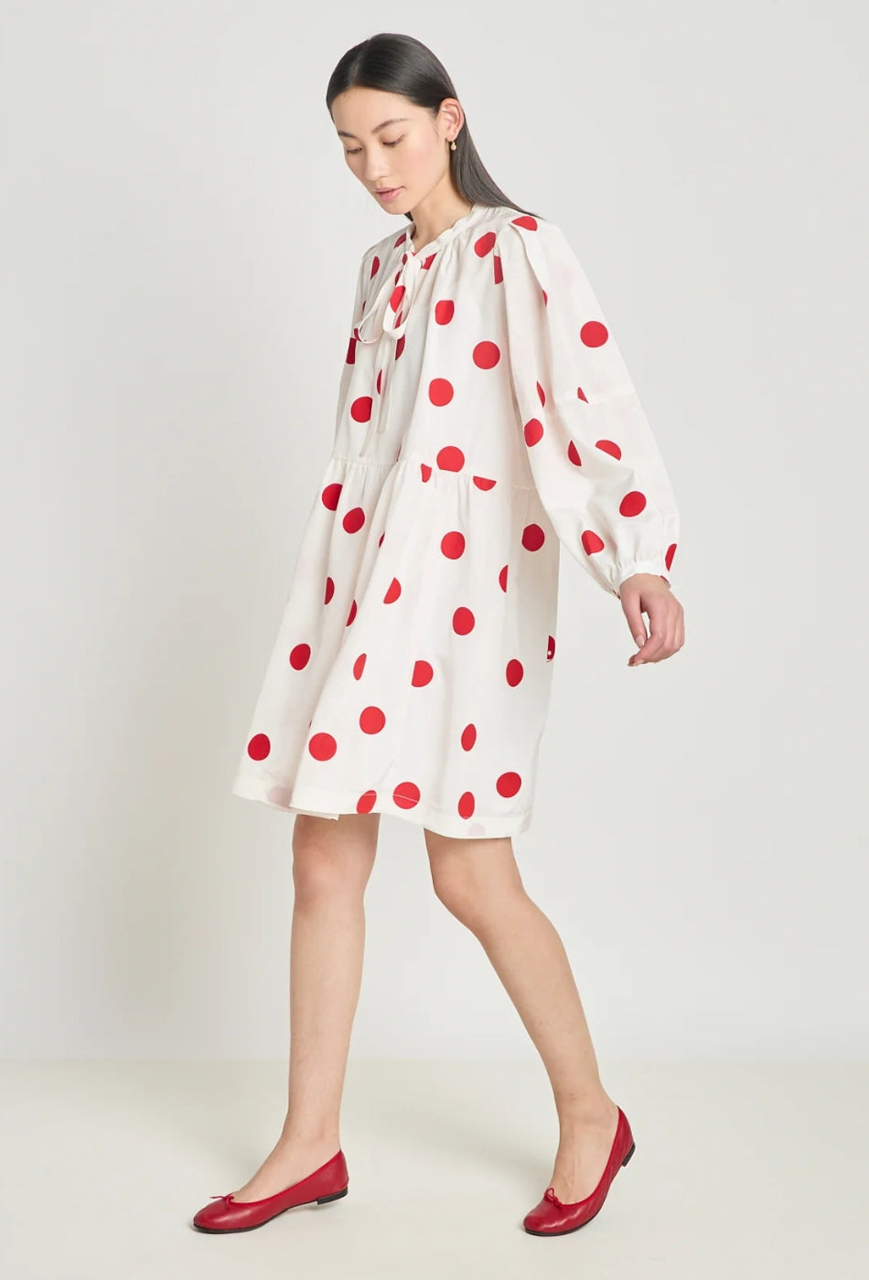Transference Dress - Red Polka Dot-Twenty Seven Names-P&K The General Store