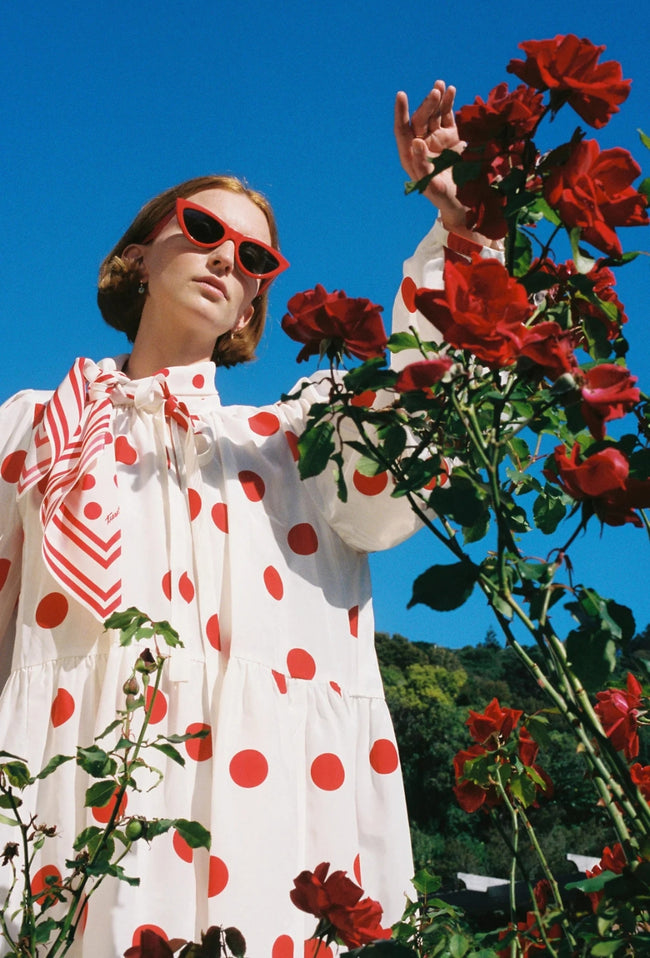 Transference Dress - Red Polka Dot-Twenty Seven Names-P&amp;K The General Store