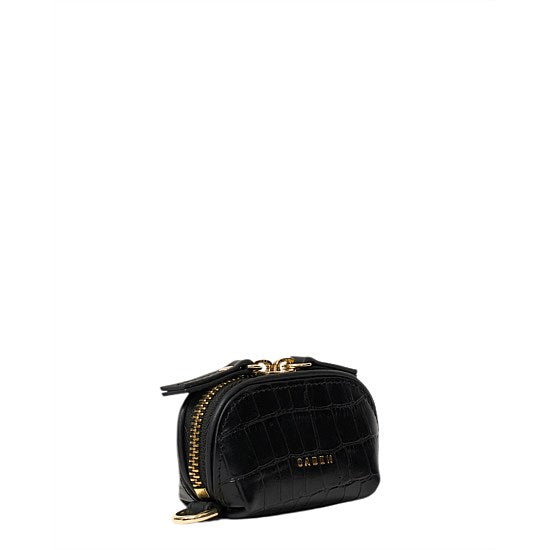 Tarin Pouch - Black Croc-SABEN-P&amp;K The General Store