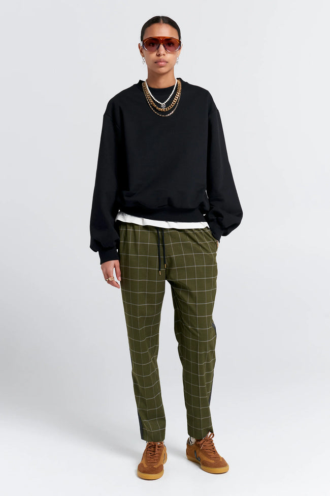Promenade Trousers - Khaki Green-KAREN WALKER-P&amp;K The General Store