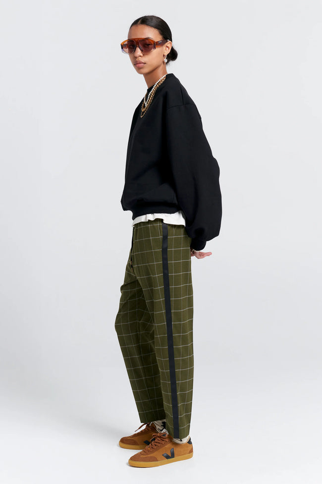 Promenade Trousers - Khaki Green-KAREN WALKER-P&amp;K The General Store