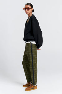Promenade Trousers - Khaki Green-KAREN WALKER-P&amp;K The General Store