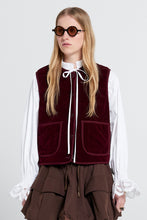 Load image into Gallery viewer, Ashford Vest - Merlot-KAREN WALKER-P&amp;K The General Store
