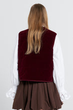 Load image into Gallery viewer, Ashford Vest - Merlot-KAREN WALKER-P&amp;K The General Store
