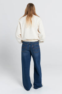 Walker Crewneck Sweatshirt - Ecru-KAREN WALKER-P&amp;K The General Store