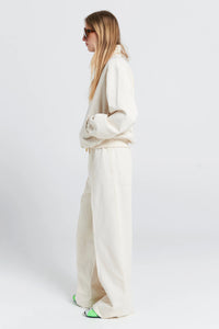 Runaway Scrawl Zip-Up - Ecru-KAREN WALKER-P&amp;K The General Store