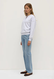 Anya Fleece Crew - Heather Grey Marle-ASSEMBLY LABEL-P&amp;K The General Store