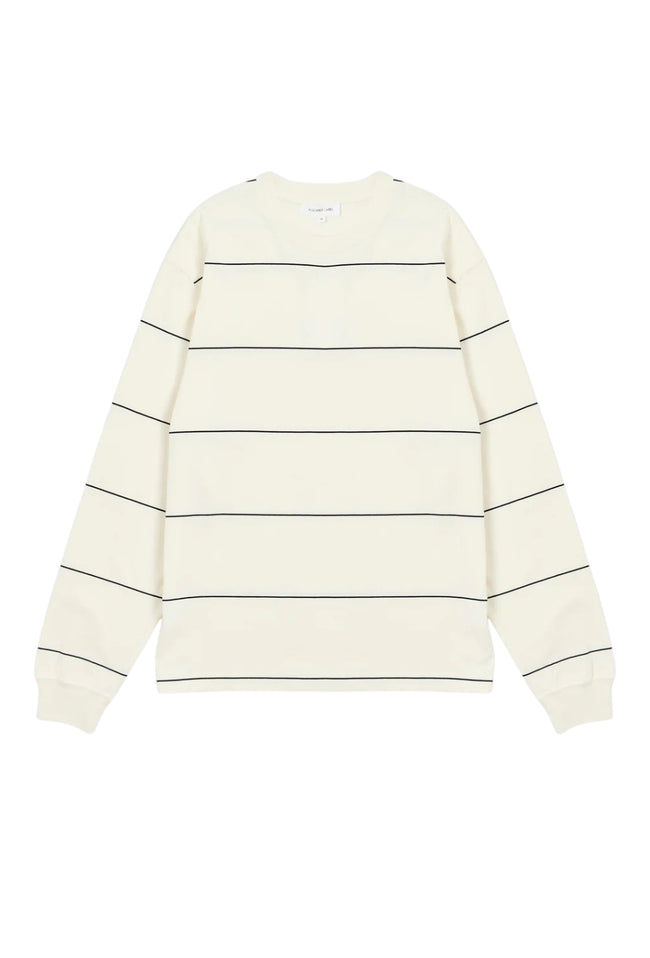 Baxter Stripe Long Sleeve Tee - Cream/Black-ASSEMBLY LABEL-P&amp;K The General Store