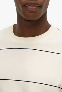 Baxter Stripe Long Sleeve Tee - Cream/Black-ASSEMBLY LABEL-P&amp;K The General Store