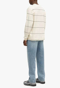 Baxter Stripe Long Sleeve Tee - Cream/Black-ASSEMBLY LABEL-P&amp;K The General Store