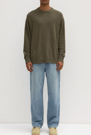 Caleb Crew Knit - Light Sorrel-ASSEMBLY LABEL-P&amp;K The General Store