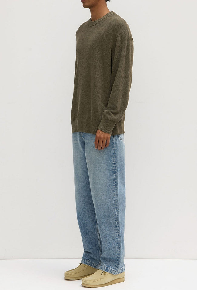 Caleb Crew Knit - Light Sorrel-ASSEMBLY LABEL-P&amp;K The General Store