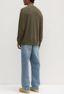 Caleb Crew Knit - Light Sorrel-ASSEMBLY LABEL-P&amp;K The General Store