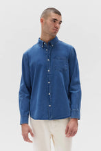 Load image into Gallery viewer, Chambray LS Shirt - Mid Indigo-ASSEMBLY LABEL-P&amp;K The General Store
