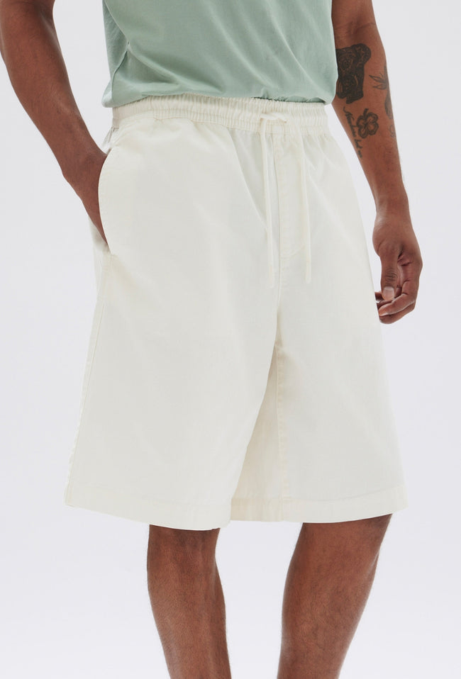 Tim Wide Cotton Short - Cream-ASSEMBLY LABEL-P&amp;K The General Store