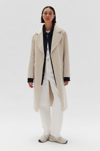 Sadie Single Breasted Coat - Oat Marle-ASSEMBLY LABEL-P&amp;K The General Store