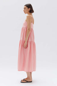 Sandy Poplin Dress - Coral-ASSEMBLY LABEL-P&amp;K The General Store