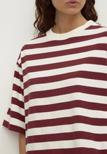 Load image into Gallery viewer, Aria Stripe Tee - Raisin/Cream-ASSEMBLY LABEL-P&amp;K The General Store

