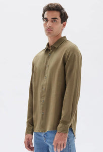 Casual Long Sleeve Shirt - Spruce-ASSEMBLY LABEL-P&amp;K The General Store