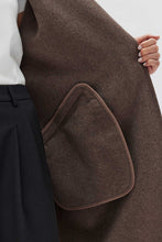 Load image into Gallery viewer, Sadie Single Breasted Wool Coat - Cocoa Marle-ASSEMBLY LABEL-P&amp;K The General Store

